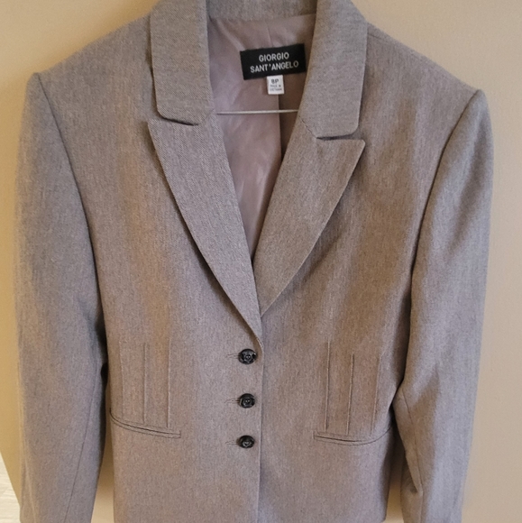 Ladies Giorgio Sant' Angelo Ladies Blazer Suit Jacket Size 8P - Picture 3 of 9